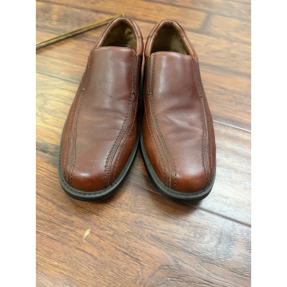 Johnston Murphy XC4 Mens 10M Brown‎ Leather Slip On Loafers Waterproof Comfort